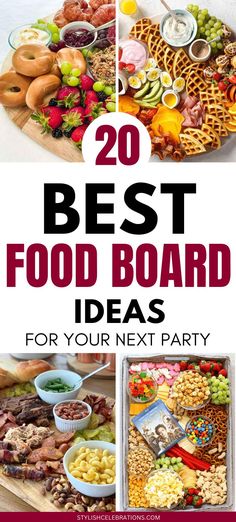 20 Best DIY Food Board Ideas for Your Next Party Churcurie Board Ideas Easy, Finger Sandwich Charcuterie Board, Bring Your Own Food Board Party, Small Grazing Board Ideas, Charcuterie Board Sandwiches, Unique Board Ideas, Chacutery Board Ideas Girls Night, Dish To Bring To A Party, Lunch Board Ideas