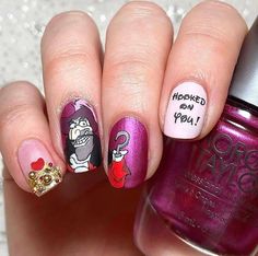 Over 35+ Disney Villain Nails Christmas Nails Lights, Nails Disney