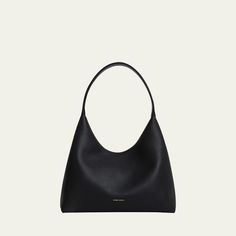 Mansur Gavriel "Candy" hobo bag in leather and suede  Flat shoulder strap, 10.8" drop Zip top closure  Approx. 8.3"H x 13"W x 6.3"D Made in Italy Designer Everyday Hobo Shoulder Bag, Designer Hobo Bag For Everyday, Designer Double Handle Hobo Bag For Everyday, Designer Top Handle Hobo Bag For Everyday, Structured Leather Bucket Bag, Structured Leather Hobo Bag For Everyday Use, Structured Hobo Bag For Daily Use, Designer Soft Leather Hobo Bag For Everyday, Designer Hobo Bag With Adjustable Strap For Everyday