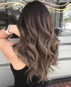 Mushroom Brown Hair With Caramel Highlights, Beige Blond Balayage Brunette, Shades Of Brown Hair Color Balayage, Balayage For Brown Hair Straight, Long Mushroom Brown Hair, Balayage Fine Hair Brown, Subtle Burgundy Balayage, Sand Highlights Brown Hair, Hair Color Change For Brunettes