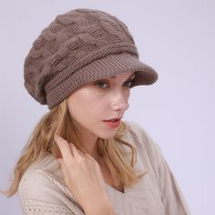 Season:Fall,Winter; Gender:Women's; Quantity:1 PC; Style:Retro,Simple Style; Occasion:Sports  Outdoor,Holiday,Daily; Material:Knit; Function:Casual / Daily; Pattern:Solid / Plain Color; Listing Date:06/20/2022; Type:Slouchy Beanie Hat Bonnet Carhartt, Ski Hut, Visor Beanie, Hair Towel Wrap, French Women Style, Knitted Beret, Cute Beanies, Slouchy Beanie Hat, Slouch Beanie