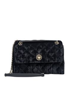 Current Boutique-Kate Spade - Black Velvet Quilted Crossbody Bag Velvet Quilt, Holiday Events, Overnight Bags, Quilted Crossbody Bag, Kate Spade Accessories, Kate Spade Purse, Navy Fashion, Be Real, Makeup Bags