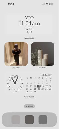 an image of a calendar with different things in the background and text below it that reads yyo 11 04 am wed