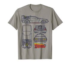 PRICES MAY VARY. Officially Licensed Back To The Future Apparel 18NVBF00047A-001 Lightweight, Classic fit, Double-needle sleeve and bottom hem Back To The Future Delorean, Back To The Future, To The Future, Logo T Shirt, Branded T Shirts, Tshirt Logo, Top Fashion Brands, Shop Top, Fashion Brands