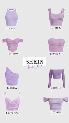 Shein Tops Codes, Shein Fits, Shein Finds, Purple Tops, Fashion Design Patterns, Cute Dress Outfits, Shein Outfits, Trendy Outfits For Teens, Looks Party