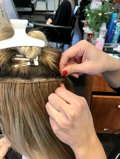 The best type of hair extensions. - The Samantha Show- A Cleveland Life + Style Blog Hair Extensions Sew In, Types Of Extensions Hair, How To Sew In Hair Extensions, Sewn In Extensions, Sewn In Hair Extensions, Good Dry Shampoo, Sew In Extensions, Oily Roots, Hair Extension Care