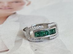 these beauty colorful rings made of 925k sterling silver, high quality zirconium, 14k rose gold....they are adjustable (back is open ) one size ... pls let me know which color zirconium you want from this picture, tank you Hallmarked Emerald Open Ring For Promise, Green Open Band Elegant Rings, Hallmarked Open Emerald Promise Ring, Elegant Green Open Band Rings, Green Sterling Silver Jewelry With Baguette Cut, Green Baguette Cut Sterling Silver Jewelry, Elegant Green Open Band Jewelry, Sterling Silver Ring With Baguette Cut Green Stone, Fine Jewelry Cubic Zirconia Open Emerald Ring