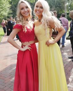 SP2077,Charming Red/Yellow Appliques Prom Dress,Elegant A Line Homecoming Dress,Sheath Prom Dresses on Storenvy A Line Homecoming Dress, Yellow Prom Dresses, Classy Evening Gowns, Prom Dress Elegant, Best Formal Dresses, Yellow Prom, Red Prom Dress Long, Prom Dresses Elegant, Prom Dresses Yellow