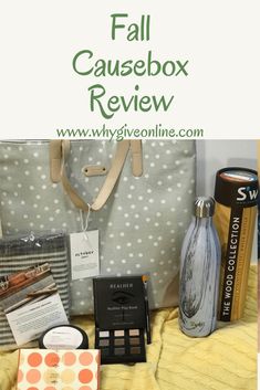 the fall causebox review is out and it's packed with everything you need