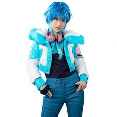 DRAMAtical Murder DMMD Aoba Seragaki Cosplay Jacket mp003202 is only 65.00, shipping all over the world. Aoba Seragaki, Anime Cosplay Makeup, Anime Party, Cosplay Makeup, Party Game, Anime Cosplay, Japanese Anime, Cosplay Anime, Cosplay Costumes