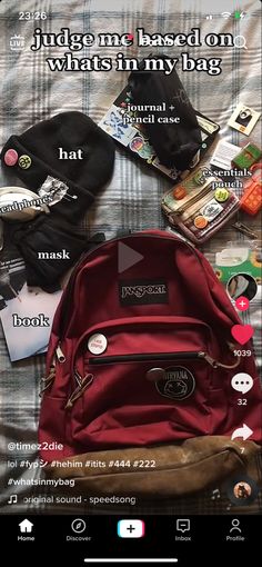 Jansport Pencil Case, School Backpack Essentials, What's In My Bag, Backpack Essentials, Travel Bag Essentials, Skater Punk