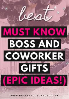 What to give your boss as a gift, ideas for your manager, boss or coworkers, funny office gift ideas Office Manager Gifts, Work Wife Gifts, Funny Boss Gifts For Men, Gifts For Promotion At Work, Funny Valentines For Coworkers, Bosses Day Gift Ideas Offices Diy, Thank You Gifts For Boss, Diy Appreciation Gifts For Employees, Christmas Gift Ideas For Work Colleagues