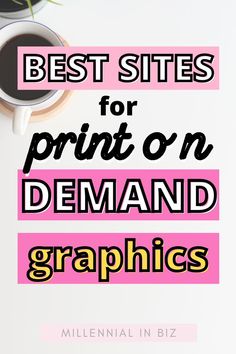 Print on demand graphics Printful Business, Print On Demand Ideas, Pod Business, Membership Website