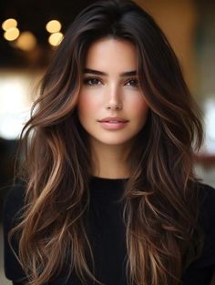 Fall Hair Color for Brunettes: Rich, Warm Shades to Transform Your Look Balayage For Fall Brunettes, Burnett Fall Hair Color, Brown Women Hair Color, Good Colors For Brunettes To Wear, Brunette Hair 2024 Fall, Brunette Chestnut Hair, Rich Fall Hair Color Brunettes, Brunette Hair Color Ideas For Winter, Rich Cinnamon Brown Hair