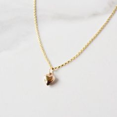 Heart of Gold Necklace, Valentines Jewelry Gift, Gold Charm Necklace, Delicate Layering Necklace, He Gold Heart Necklace With Box Chain, 14k Gold-filled Heart Necklace With Heart Charm, Gold Heart Pendant Necklace With Box Chain, Everyday 14k Rose Gold Heart Necklace, Everyday Rose Gold 14k Heart Necklace, Heart Pendant Necklace With Box Chain As Gift, Heart-shaped Yellow Gold Necklace With Box Chain, Everyday Double Heart 14k Gold Charm Necklace, Yellow Gold Heart Necklace With Box Chain