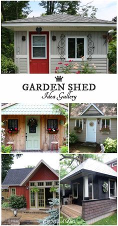 the garden shed idea gallery is featured in this article