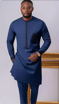 Rich Traditional Kaftan by arkad-xxi - Men Traditional Clothings - Afrikrea Men Caftan Styles, Nigerian Men Fashion Senator, Men Kaftan Designs, Kaftan Styles For Men, Men Senator Styles, Senator Wears For Men, Senator Wear, Men African Wear, Kaftan For Men