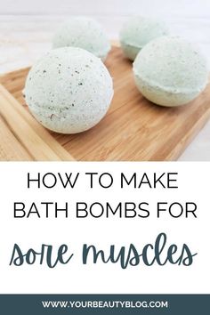 Muscle Relief Bath, Homemade Toiletries, Bath Boms Diy, Bath Boms, Magnesium Bath, Sore Muscle, Salt Scrubs, Bath Items