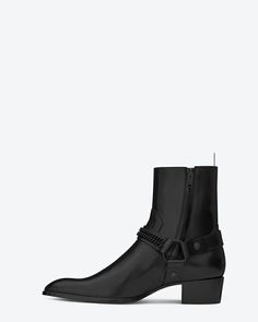 Luxury Formal Men's Heeled Boots, Luxury Masculine Leather Boots, Masculine Black Leather Boots, Arjun Reddy, Luxury Masculine Black Boots, Devils Advocate, Luxury Leather-lined Men's Ankle Boots, Chain Harness, Chelsea Boots Style