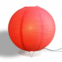 This is our Red corded fine line paper lantern table lamp cord kit with bulb. This paper lantern lamp has a 3 leg prongs which sit perfectly on any table or platform. In the center of the lantern, we have a AC Plug-In lamp cord with bulb included. These table lanterns are made with fine lines, the ribbing on these lanterns are extremely tight which makes the lantern look more elegant. Lantern Dimensions: 10"D AC Cord Color: Available in White or Black Included Light Bulb: 1x E12 Shatterproof LED Soft Apartment, Lantern Table Lamp, Table Lanterns, Moon Table, Lamp Kit, Line Paper, Unique Wedding Decor, Lamp Cord, Paper Moon