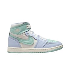 The Air Jordan 1 Remakes The Classic Sneaker, Giving You A Fresh Look With A Familiar Feel. Premium Materials With New Colours And Textures Give Modern Expression To An All-Time Favourite. Sporty Light Blue Sneakers With Contrast Sole, Light Blue Mid-top Sneakers With Rubber Sole, Light Blue Lace-up Sneakers With Rubber Sole, Light Blue High-top Sneakers With Boost Midsole For Streetwear, Sporty Light Blue High-top Sneakers With Laces, Sporty Light Blue Sneakers With Laces, Light Blue Leather Mid-top Sneakers, Light Blue Lace-up High-top Sneakers For Streetwear, Light Blue High-top Sporty Sneakers