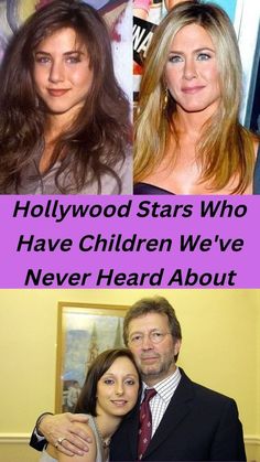 hollywood stars who have children we've never heard about are pictured in this collage