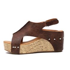 Experience comfort and style with these Comfy Wedge Sandals, designed to look trendy while giving you the support. With a chic ankle strap and soft suede, these versatile leather sandals will become your go-to wedges this season! Highlights: Heel Height: High (5 cm-8 cm) Platform Height: 3 to 5 cm Slip-on | Flat Heel Sandals Heel Type: Wedge Great Indoors and Outdoors Size Chart: US 5 6 7 8 9 10 11 12 UK 2 3 4.5 5.5 7 8 9.5 9.5 EU 35 36 37.5 38.5 40 41 42.5 43 cm 22.2 23 23.8 24.7 25.5 26.4 27.2 Comfy Wedges Sandals, Comfortable Wedges Sandals, Peep Toe Wedge Sandals, Brown Wedge Sandals, Comfortable Wedges, Comfy Sandals, Wedges Sandals, Wedge Heel Sandals, Leather Wedge Sandals