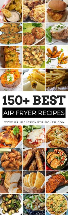 the best air fryer recipes for any type of meal, including chicken and fish