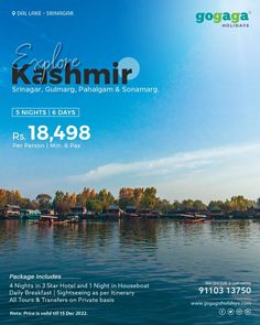 an advertisement for the festival called kashmir