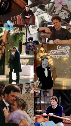 collage of photos with people and pictures on them, including one man holding a cane