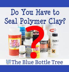 the blue bottle tree is selling seal polymer clay