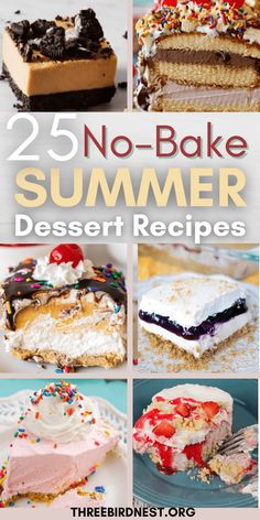 25 no bake summer dessert recipes