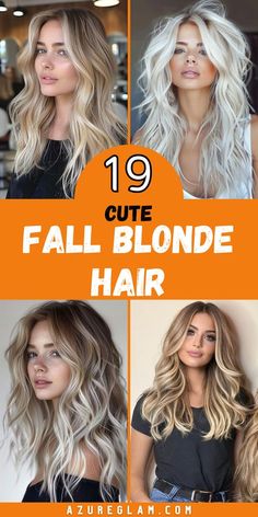 Winter Blonde Lowlights, Blonde Hair For Autumn, Bayalage Blonde Fall, Fall Blonde Brown Hair, Blonde Brown Fall Hair, Blonde Hair Going Darker For Fall, Blonde Hair Ideas For Fall Highlights, Long Blonde Hair Brown Eyes, White Blonde Balayage Short Hair