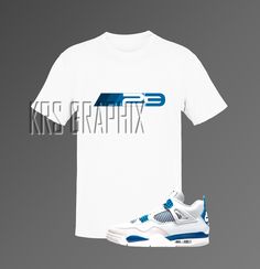 Sneakerheads, get ready to rock the freshest style with our Jordan 4 Military Blue inspired t-shirt! 🔥 Made from a soft and lightweight combed and ring-spun cotton blend, this t-shirt is comfortable and flattering for both men and women. With 23 Fresh graphics inspired by the iconic Jordan 4 Military Blue colorway, this t-shirt is a must-have for any true sneakerhead. This t-shirt features a pre-shrunk fabric, shoulder-to-shoulder taping, and side-seamed construction for durability. The fabric Blue Sporty T-shirt With Graphic Design, White Tri-blend Top For Streetwear, Tri-blend Streetwear T-shirt, Tri-blend Branding T-shirt For Streetwear, Jordan 4 Bleu, Jordan 4 Military Blue, Bred 4, Fresh Sneakers, Sneaker Match Tees