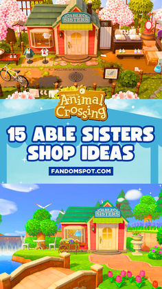 an animal crossing game with the title 15 able sisters shop ideas