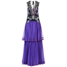 New Alberta Ferretti Beaded and Embroidered Purple Long Dress Gown Alberta Ferretti Spring Summer 2017 – The Alberta Ferretti collection saw a change of direction for the brand. There was a recognizable departure from the romantic whimsicality of her previous collections. This was instead replaced with a celebration of the independence and strength of women. Designer size 44 - US 8 (size 42 also available) 100% Silk, Embroidered and Beaded, Lace, Tulle, Chiffon. Made in Italy New with tag. Listi Pink Jersey Dress, Beaded Dresses, Purple Long Dress, Blue Chiffon Dresses, Grecian Dress, Dresses Purple, Purple Dresses, Long Cocktail Dress, Womens Long Dresses