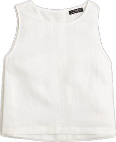 Chic Linen Tank Top, Spring Cotton Tops With Button Back, Sleeveless Button Back Tops For Summer, Sleeveless Summer Tops With Button Back, Elegant Button Back Summer Tops, Elegant Summer Tops With Button Back, Sleeveless Button Back Top For Spring, Sleeveless Tops With Button Back For Spring, Elegant Summer Top With Button Back