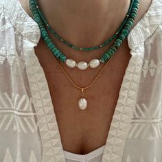 This Beaded Necklaces item by JenHerrmannJewelry has 9 favorites from Etsy shoppers. Ships from Piqua, OH. Listed on Jul 2, 2024 Pearl Silver Necklace, Silver Pearl Necklace, Necklace Extender, Statement Choker, Formal Casual, Choker Collar, Kingman Turquoise, Bijoux Diy, Turquoise Gemstone