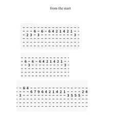 the numbers are arranged in rows to form an array