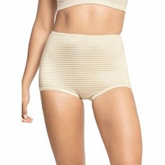 If you're looking for the highest coverage possible, this panty was made for you! It offers full coverage in the front, back, and sides. This high-waisted design hits right at the belly button. It's made of a striped fabric blend for a touch of style. Most importantly, it's designed for a perfect fit. Leonisa designs with a woman’s curves in mind. Hailing from Latin America, the brand is dedicated to helping women feel confident from the inside out. BRAND PILLARS LOVE FOR THE SOUL - Balancing mi Brand Pillars, Helping Women, Shiny Fabric, Striped Fabric, Women Helping Women, Hem Style, Latin America, Belly Button, Feel Confident