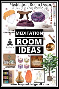 meditation room Meditation Room At Home, Yoga Room Inspiration, Meditation Room Design, Home Yoga Room