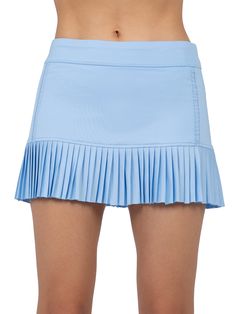 Blue Tennis Skirt, Tennis Skirt, Pleated Skirt, Uv Protection, Tennis, Light Blue, Fashion Outfits, Skirt, Blue