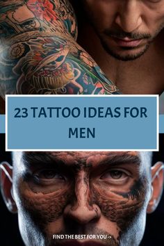 23 Tattoo Ideas for Men Bold Tattoo, Torso Tattoos, Hand And Finger Tattoos, Back Piece Tattoo, Pieces Tattoo, Tattoos For Black Skin, Ink Inspiration