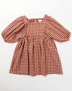 Yura Toddler Girls' Plaid Print Quarter Sleeve Dress, Baby Wardrobe, Quarter Sleeve Dress, Retro Jeans, Father Shirts, Carhartt Womens, Back Machine, Carhartt Women, Baby Carriage, Children's Fashion