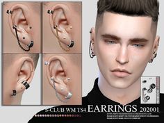 an image of a man with earring set for the simse v4m