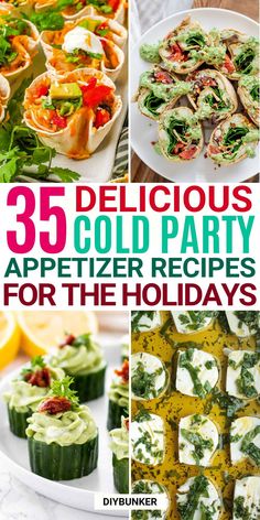 Impress your guests with a stunning selection of cold party appetizers that are both delicious and easy to prepare! 🥳🍇 From creamy dips to colorful skewers, these recipes are perfect for any festive occasion. Make your gatherings memorable with these crowd-pleasing bites! 🎈🥙