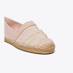 Mixed materials add texture and subtle dimension to the warm-weather essential. Crafted in canvas with woven terry and set on a jute sole, the Double T espadrille is a versatile and effortless style.