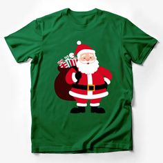 Santa Claus Christmas T-Shirt, Festive Holiday Graphic Tee, Gift Idea for Family and Friends Male T-Shirt Custom graphic T-Shirt.Customize your color Holiday Graphic Print Crew Neck T-shirt, Holiday Green T-shirt With Letter Print, Red Christmas Graphic Tee, Christmas Letter Print Crew Neck T-shirt, Red Graphic Tee For Christmas, Christmas Crew Neck T-shirt With Letter Print, Red Crew Neck T-shirt For Christmas, Red Holiday Crew Neck T-shirt, Red Crew Neck Holiday T-shirt