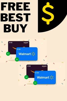 the walmart gift card is on sale for $ 100 and it's free