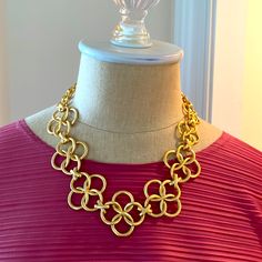 Beautiful Never Worn Stella & Dot Golden Beauty Of A Statement Necklace Is 18” With A 2” Extender For Added Length. That Perfect Final Touch To Bring Together Your Outfit! Dot Jewelry, Final Touch, Your Outfit, Stella And Dot, Womens Jewelry Necklace, Statement Necklace, Jewelry Necklaces, Dots, Women Jewelry